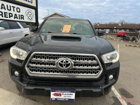 Black 2016 Toyota Tacoma Double Cab TRD Sport Pickup 4D 5 ft for sale in Wadena, MN