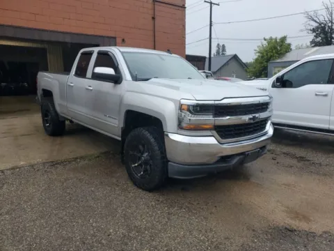 Silver 2017 Chevrolet Silverado 1500 Double Cab LT Pickup 4D 6 1/2 ft for sale in Wadena, MN