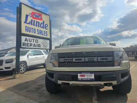 Another view of 2013 Ford F-150 SuperCrew Cab SVT Raptor Pickup 4D 5 1/2 ft for sale in Wadena, MN at Lunde Auto Sales