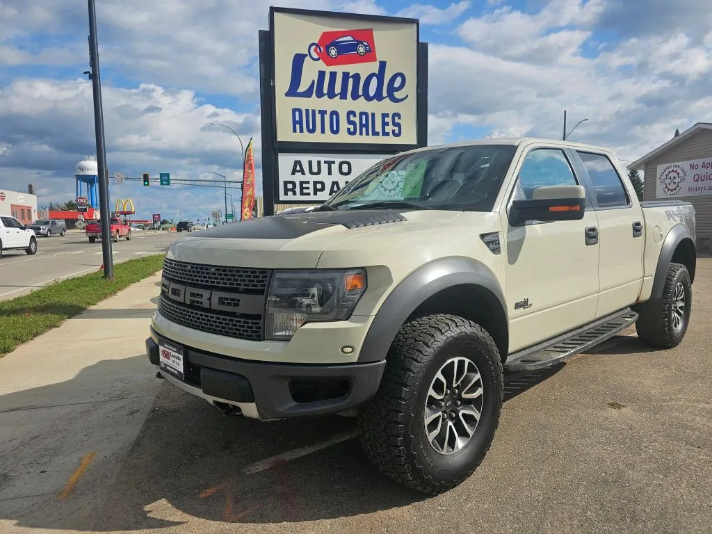 White 2013 Ford F-150 SuperCrew Cab SVT Raptor Pickup 4D 5 1/2 ft for sale in Wadena, MN