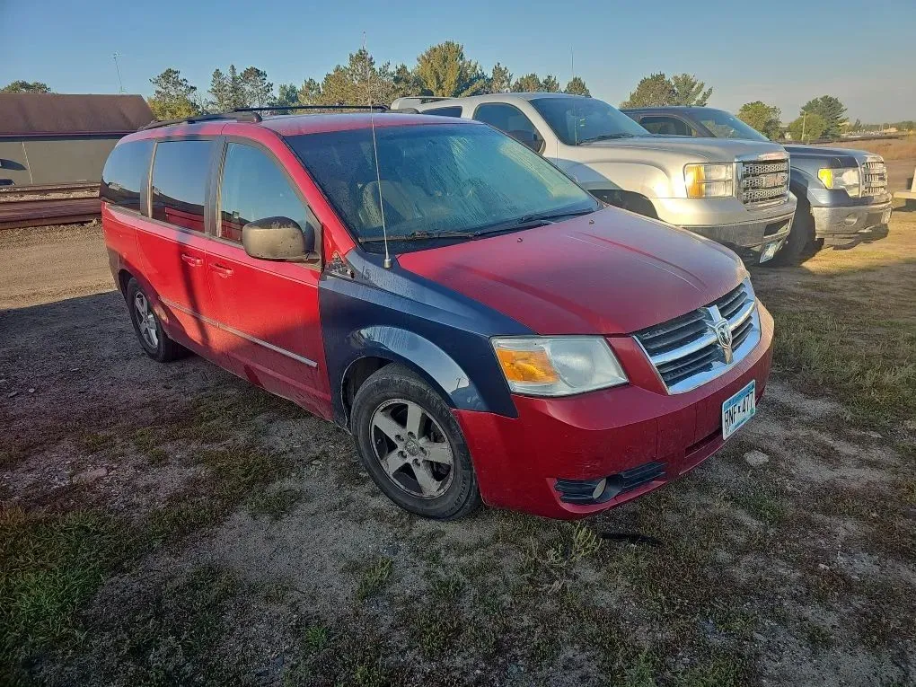 Red 2008 Dodge Grand Caravan Passenger SXT Minivan 4D for sale in Wadena, MN
