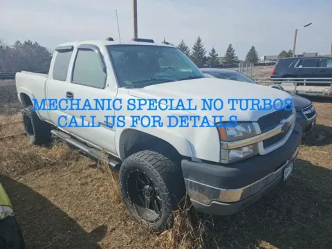 White 2004 Chevrolet Silverado 2500 HD Extended Cab LT Pickup 4D 6 1/2 ft for sale in Wadena, MN