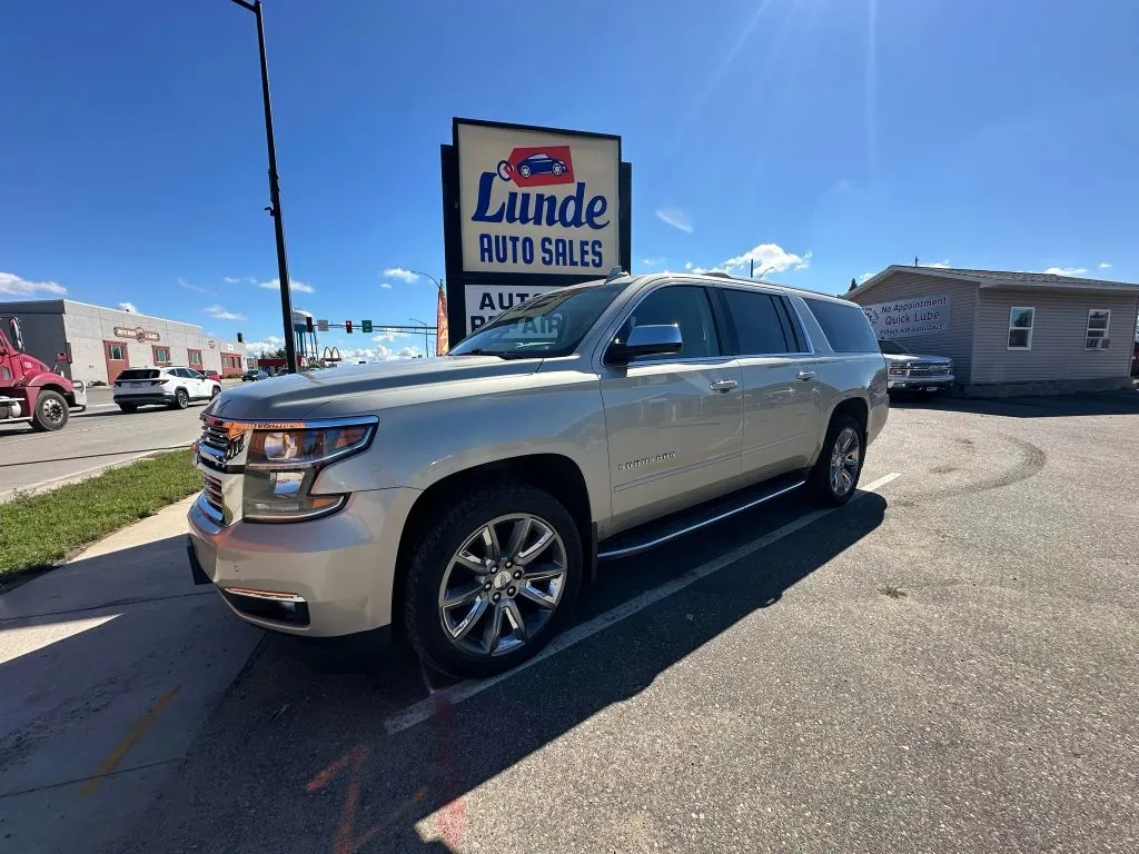Gold 2015 Chevrolet Suburban LTZ Sport Utility 4D for sale in Wadena, MN