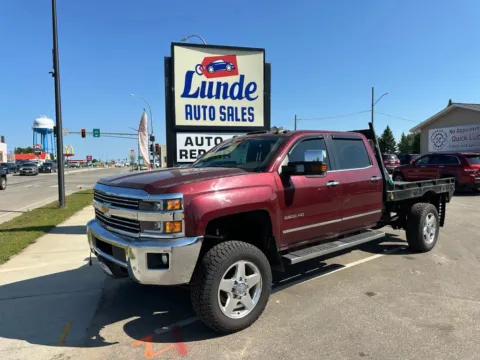 Red 2016 Chevrolet Silverado 3500 HD Crew Cab LTZ Pickup 4D 8 ft for sale in Wadena, MN