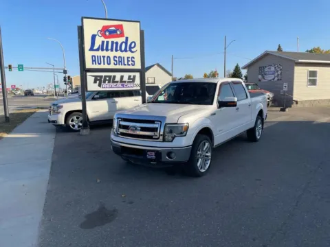 White 2013 Ford F-150 SuperCrew Cab Limited Pickup 4D 5 1/2 ft for sale in Wadena, MN