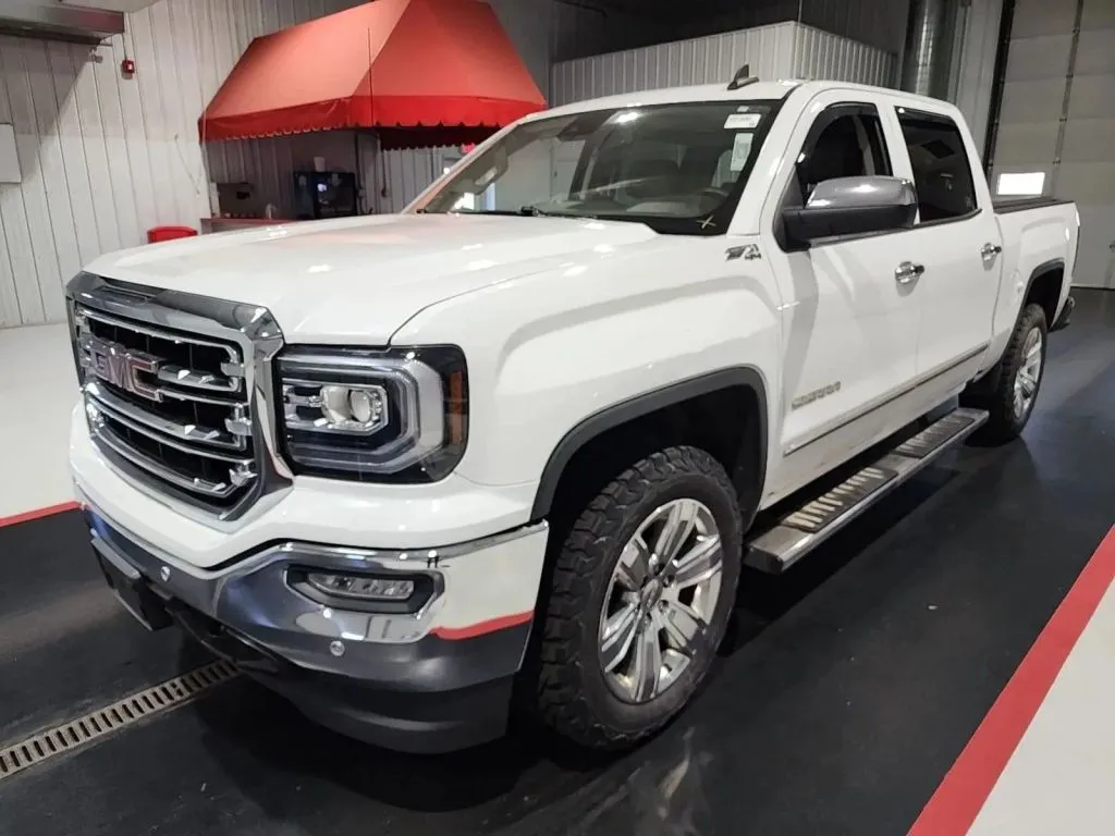 White 2016 GMC Sierra 1500 Crew Cab SLT Pickup 4D 5 3/4 ft for sale in Wadena, MN