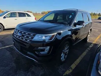 Black 2017 Ford Explorer Limited Sport Utility 4D for sale in Wadena, MN
