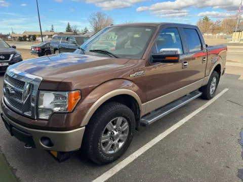 Brown 2012 Ford F-150 SuperCrew Cab Lariat Pickup 4D 5 1/2 ft for sale in Wadena, MN