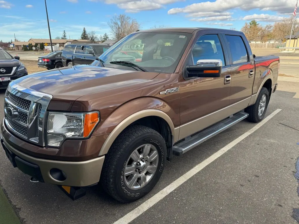 Brown 2012 Ford F-150 SuperCrew Cab Lariat Pickup 4D 5 1/2 ft for sale in Wadena, MN