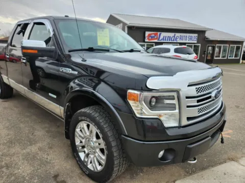 Another view of 2014 Ford F-150 SuperCrew Cab Platinum Pickup 4D 6 1/2 ft for sale in Wadena, MN at Lunde Auto Sales