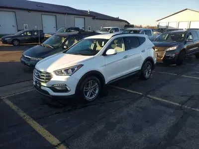 White 2017 Hyundai Santa Fe Sport Sport Utility 4D for sale in Wadena, MN