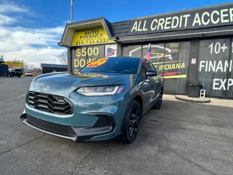 Gray 2024 HONDA HR-V SPORT for sale in Valparaiso, IN