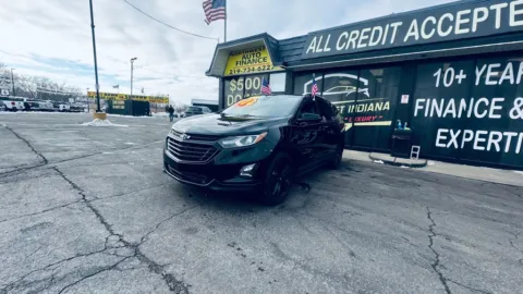 Black 2020 CHEVROLET EQUINOX LT for sale in Valparaiso, IN