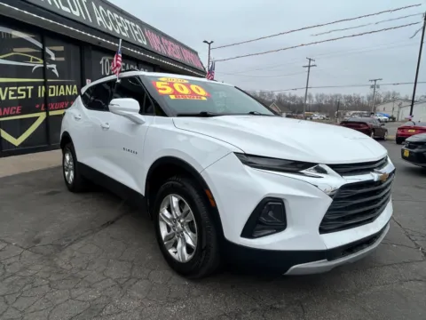 White 2020 CHEVROLET BLAZER 2LT for sale in Valparaiso, IN