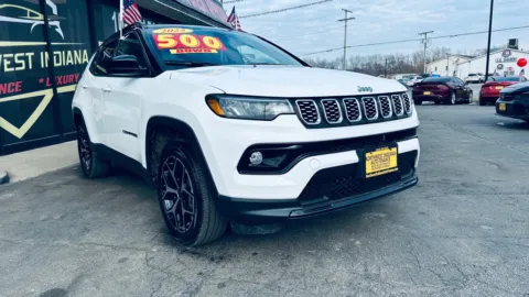 White 2025 JEEP COMPASS LIMITED for sale in Valparaiso, IN