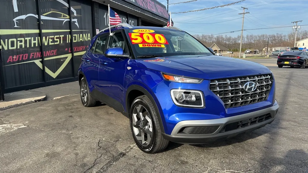 Blue 2025 HYUNDAI VENUE LIMITED for sale in Valparaiso, IN