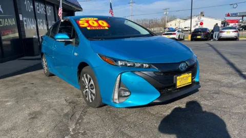 Blue 2021 TOYOTA PRIUS PRIME LIMITED for sale in Valparaiso, IN