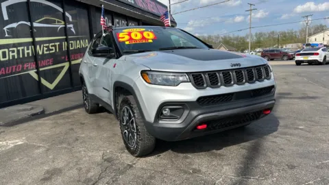 Silver 2025 JEEP COMPASS TRAILHAWK for sale in Valparaiso, IN