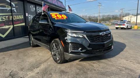 Black 2023 CHEVROLET EQUINOX RS for sale in Valparaiso, IN