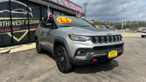 Silver 2024 JEEP COMPASS TRAILHAWK for sale in Valparaiso, IN