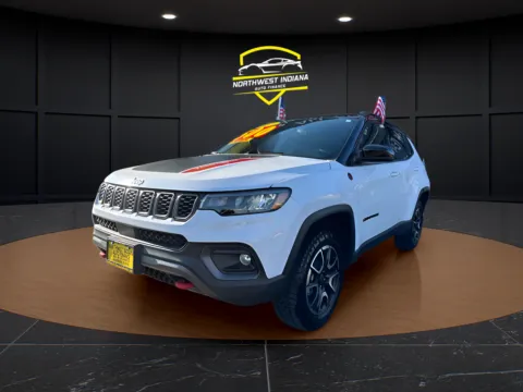 White 2025 JEEP COMPASS TRAILHAWK for sale in Valparaiso, IN