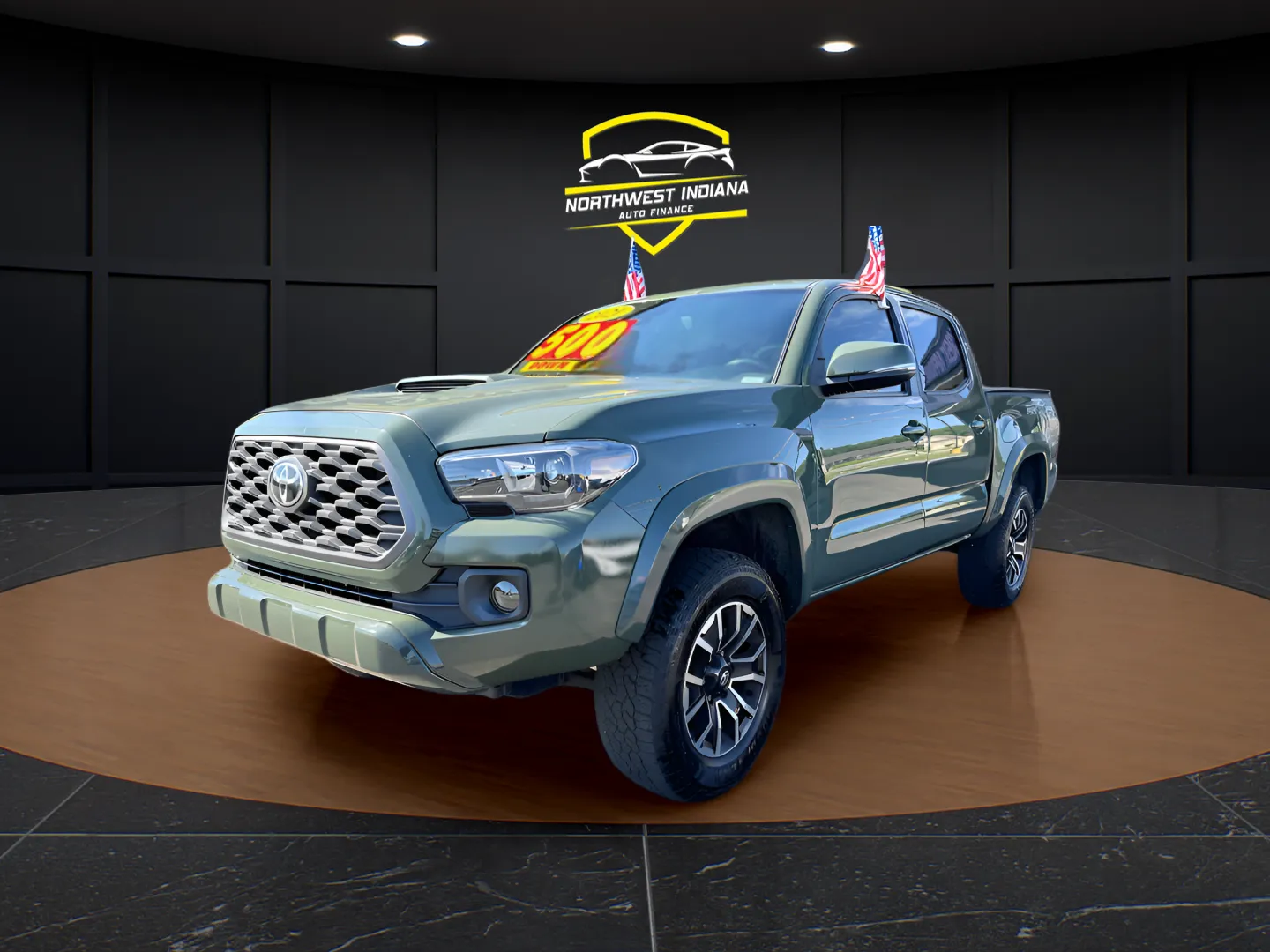 Green 2021 TOYOTA TACOMA DOUBLE CAB for sale in Valparaiso, IN