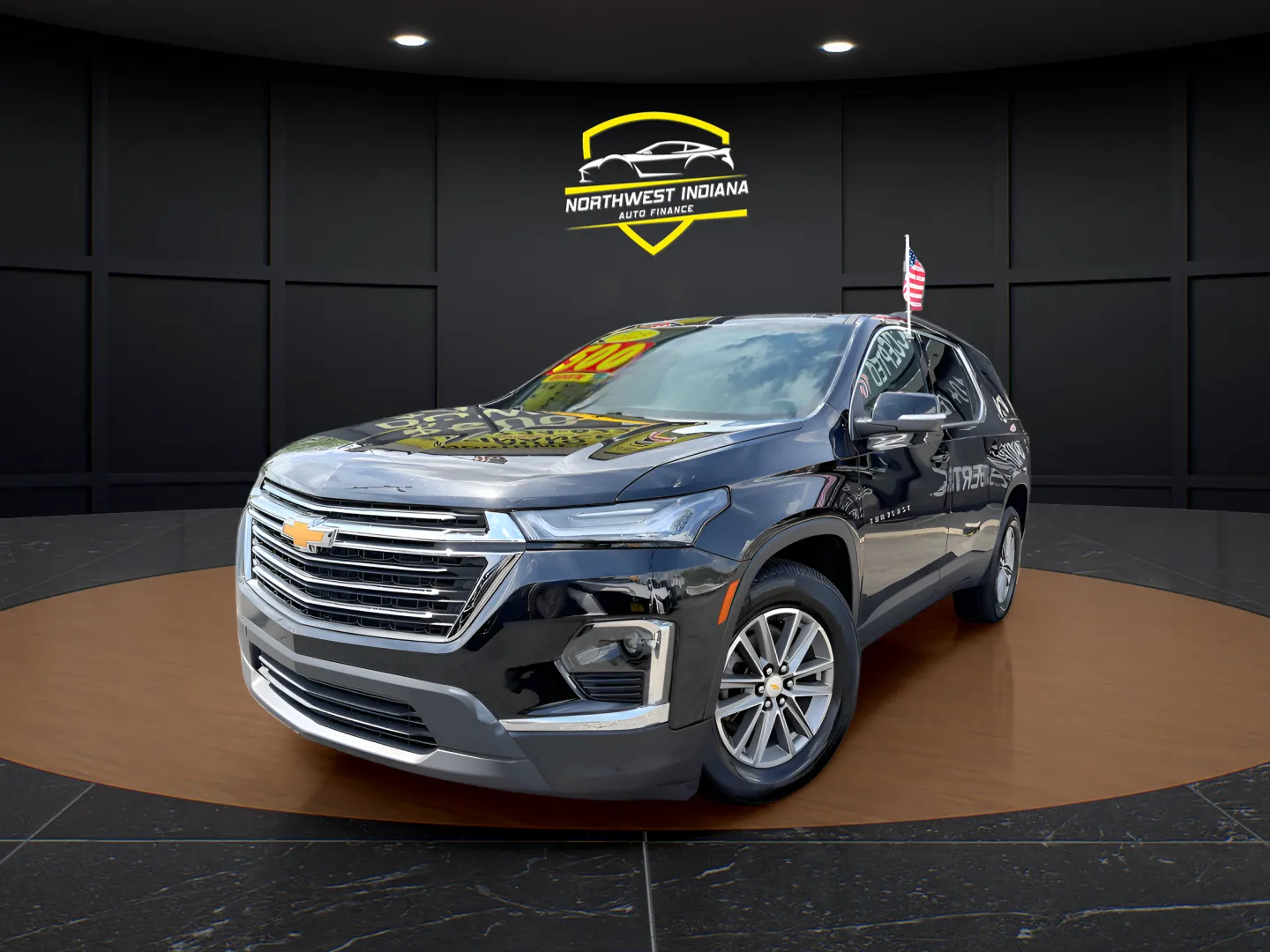 Black 2023 CHEVROLET TRAVERSE LT for sale in Valparaiso, IN