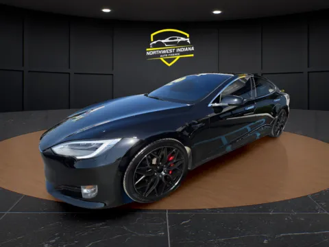 Black 2021 TESLA MODEL S Performance for sale in Valparaiso, IN