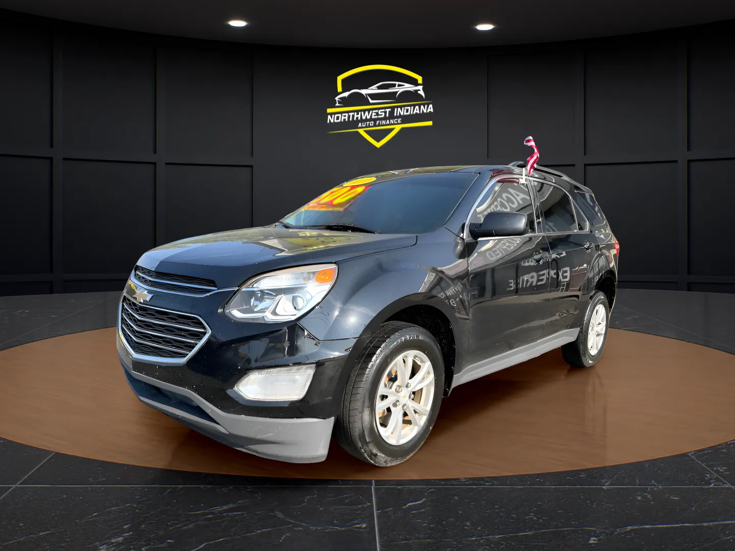 Black 2017 CHEVROLET EQUINOX LT for sale in Valparaiso, IN