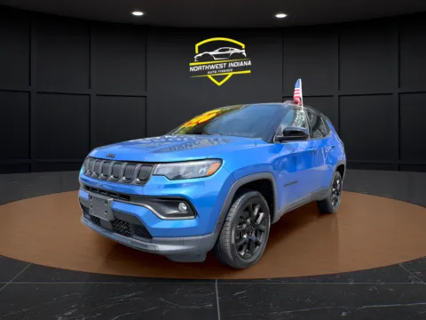 Blue 2022 JEEP COMPASS ALTITUDE for sale in Valparaiso, IN