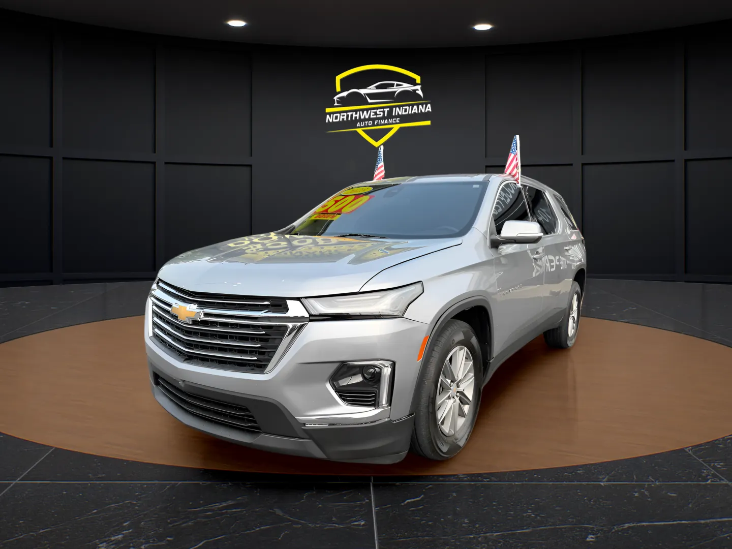 Gray 2023 CHEVROLET TRAVERSE LT CLOTH for sale in Valparaiso, IN