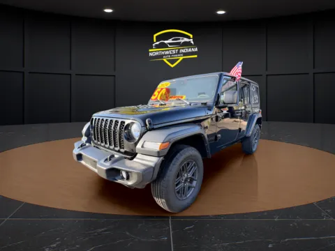 Black 2024 JEEP WRANGLER SPORT for sale in Valparaiso, IN