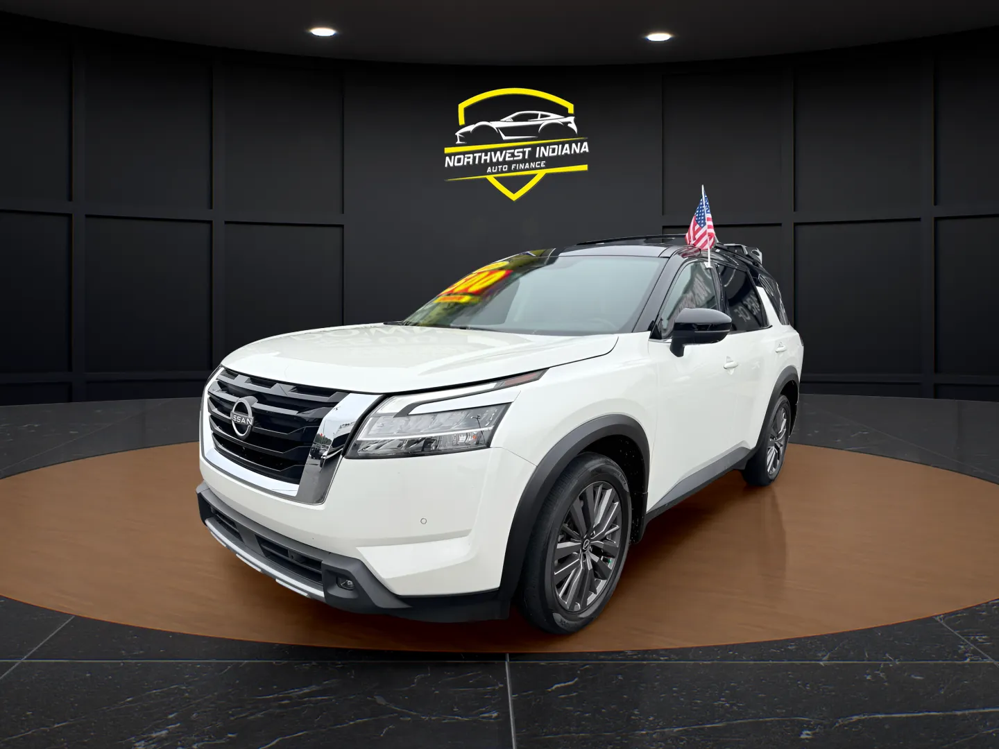 White 2023 NISSAN PATHFINDER SL for sale in Valparaiso, IN