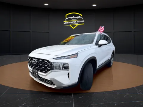 White 2023 HYUNDAI SANTA FE SEL for sale in Valparaiso, IN
