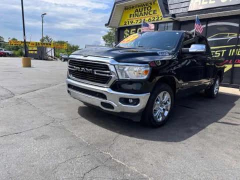 Black 2021 Ram 1500 Big Horn for sale in Valparaiso, IN
