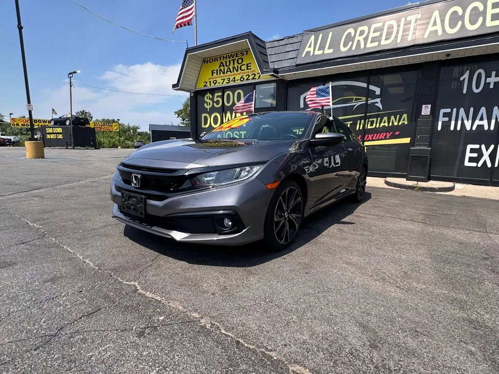 Gray 2021 Honda Civic Sedan Sport for sale in Valparaiso, IN