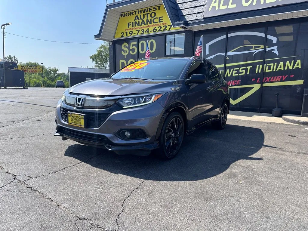 Gray 2021 Honda HR-V Sport for sale in Valparaiso, IN