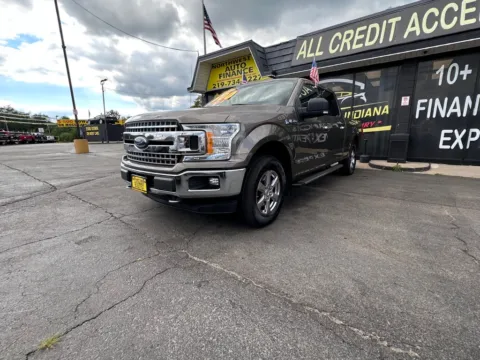 Gray 2018 FORD F-150 SUPERCREW for sale in Valparaiso, IN