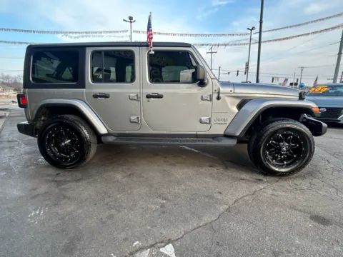 Photos of 2021 JEEP WRANGLER UNLIMI SAHARA for sale in Valparaiso, IN at NWI AUTO FINANCE Valparaiso