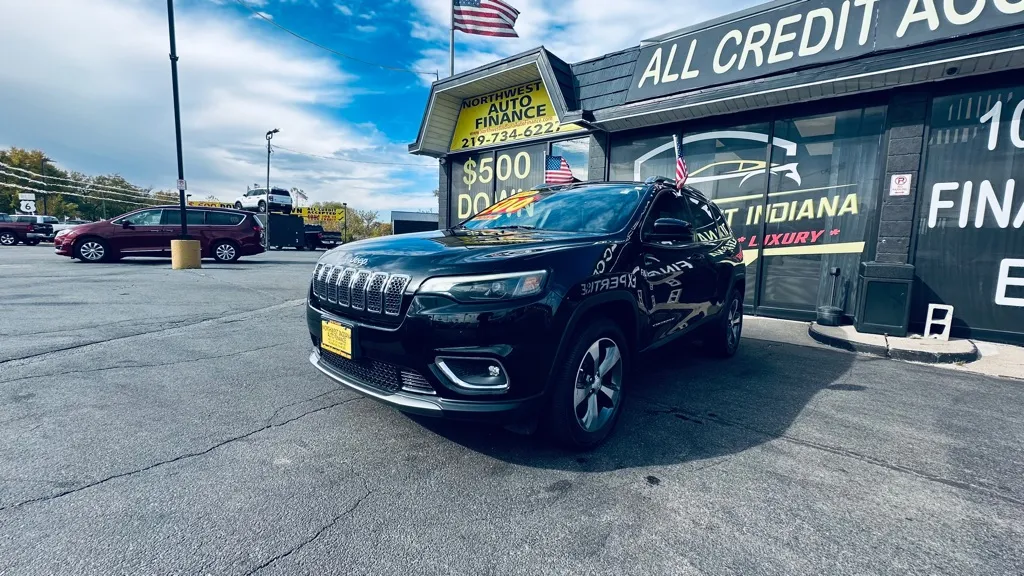 Black 2019 JEEP CHEROKEE LIMITED for sale in Valparaiso, IN