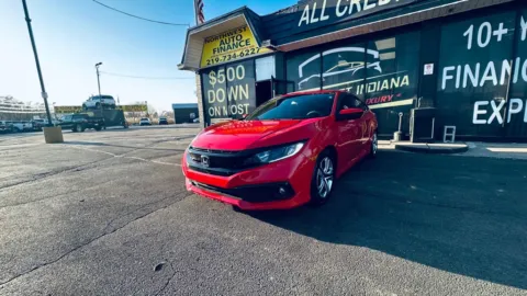 Red 2021 HONDA CIVIC SPORT for sale in Valparaiso, IN