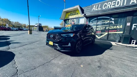 Black 2019 FORD EDGE ST for sale in Valparaiso, IN