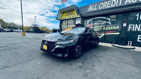 Black 2025 NISSAN SENTRA SV for sale in Valparaiso, IN