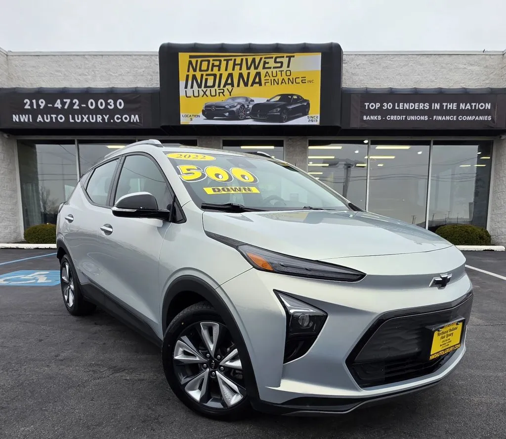 Silver 2022 CHEVROLET BOLT EUV LT for sale in Merrillville, IN