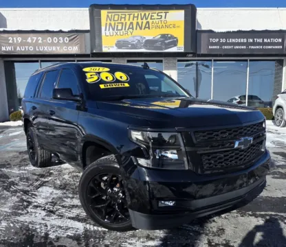 Black 2017 CHEVROLET TAHOE PREMIER for sale in Merrillville, IN