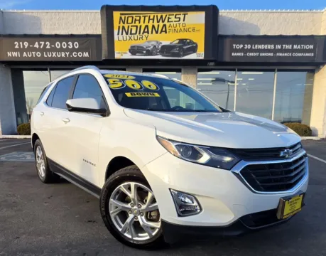 White 2021 CHEVROLET EQUINOX LT for sale in Merrillville, IN