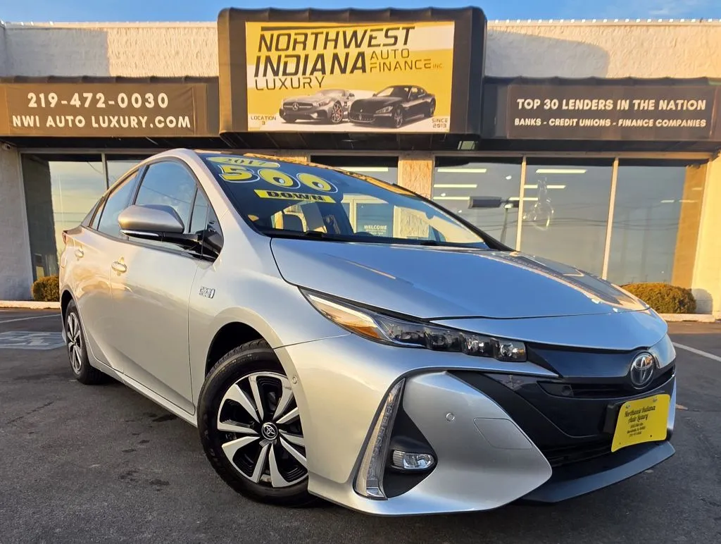 Silver 2017 TOYOTA PRIUS PRIME PLUS for sale in Merrillville, IN