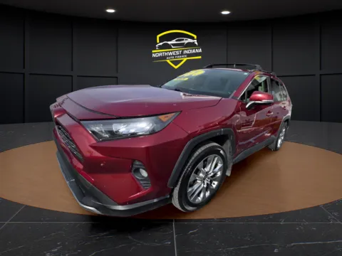 Red 2020 TOYOTA RAV4 LIMITED for sale in Merrillville, IN