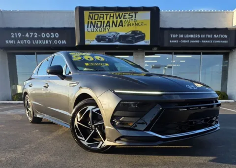 Gray 2024 HYUNDAI SONATA SEL for sale in Merrillville, IN