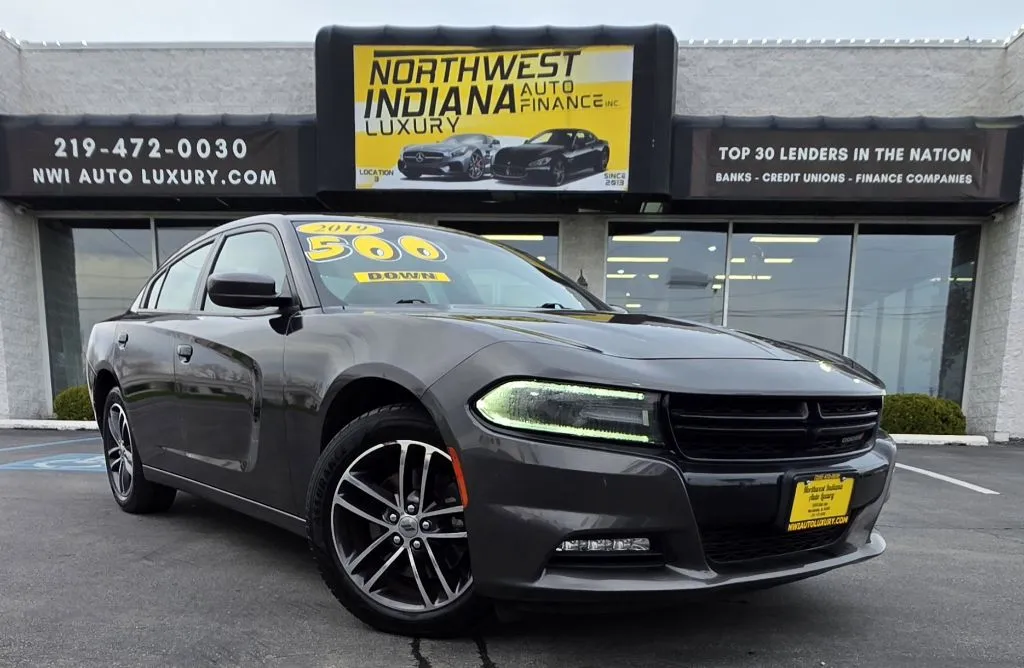 Gray 2019 DODGE CHARGER SXT for sale in Merrillville, IN